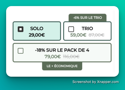 Sans sélecteur couleur